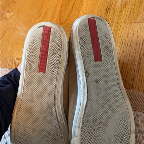 Prada tan suede sneakers - Picture 4 of 6
